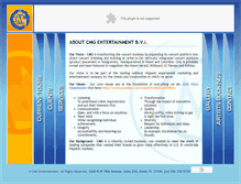 Tablet Screenshot of cmgentertainment.net